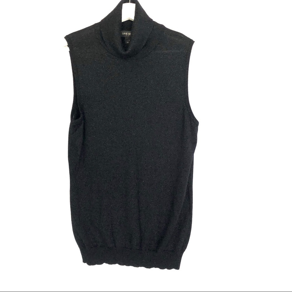 Lane Bryant Sleeveless Sparkly Turtleneck Sweater